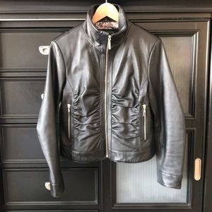 Adler Collection Black Leather Jacket